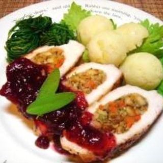 感謝祭の鶏胸肉料理